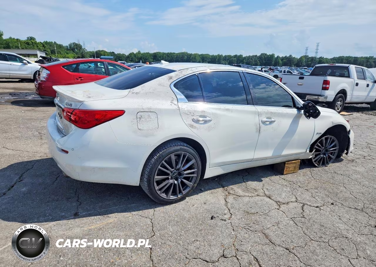 2017 Infiniti Q50 Red Sport 400 VIN:JN1FV7AR1HM871806 - 3