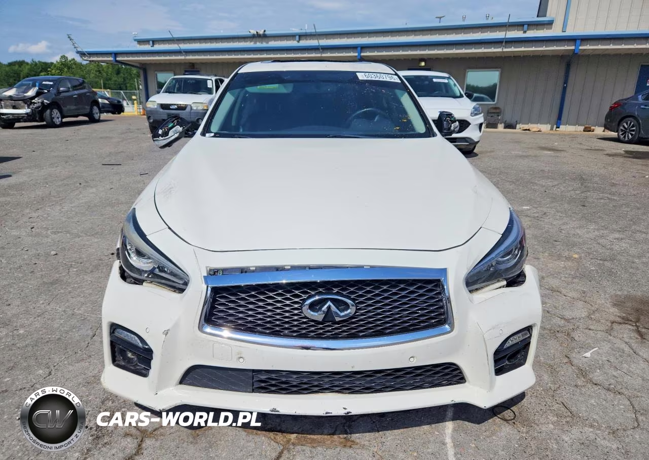 2017 Infiniti Q50 Red Sport 400 VIN:JN1FV7AR1HM871806 - 5
