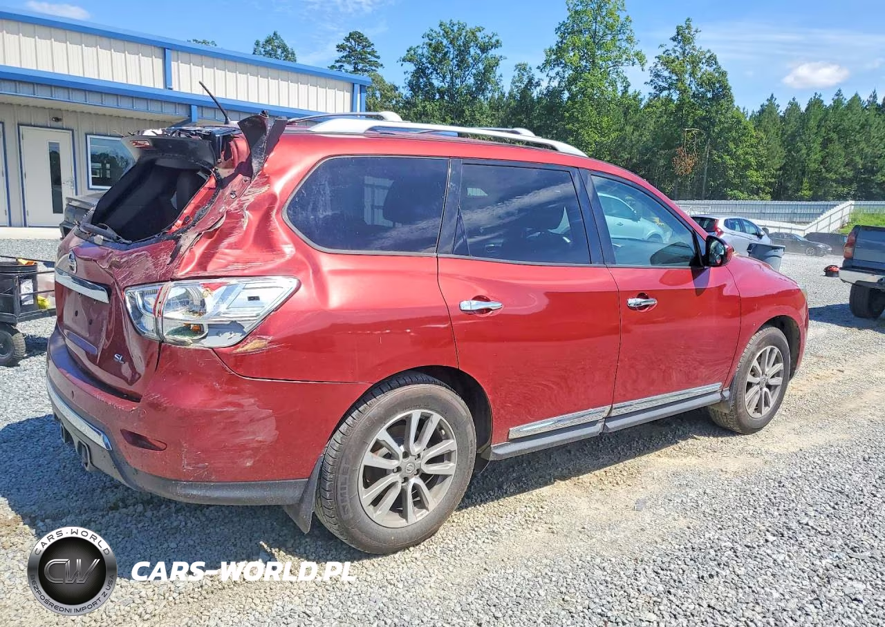 2014 Nissan Pathfinder Sl VIN:5N1AR2MN2EC690136 - 3