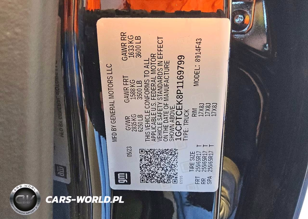 2023 Chevrolet Colorado Lt VIN:1GCPTCEK8P1169799 - 12