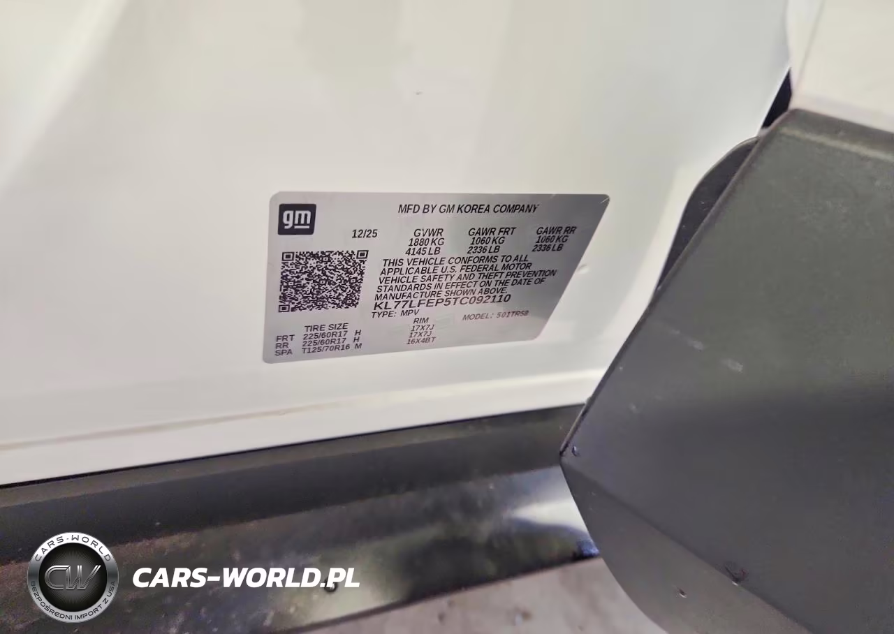 2026 Chevrolet Trax Ls VIN:KL77LFEP5TC092110 - 13