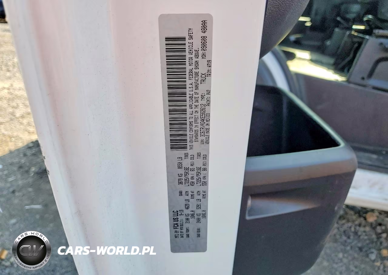 2019 Ram Promaster 1500 1500 Standard VIN:3C6TRVAG4KE562612 - 13