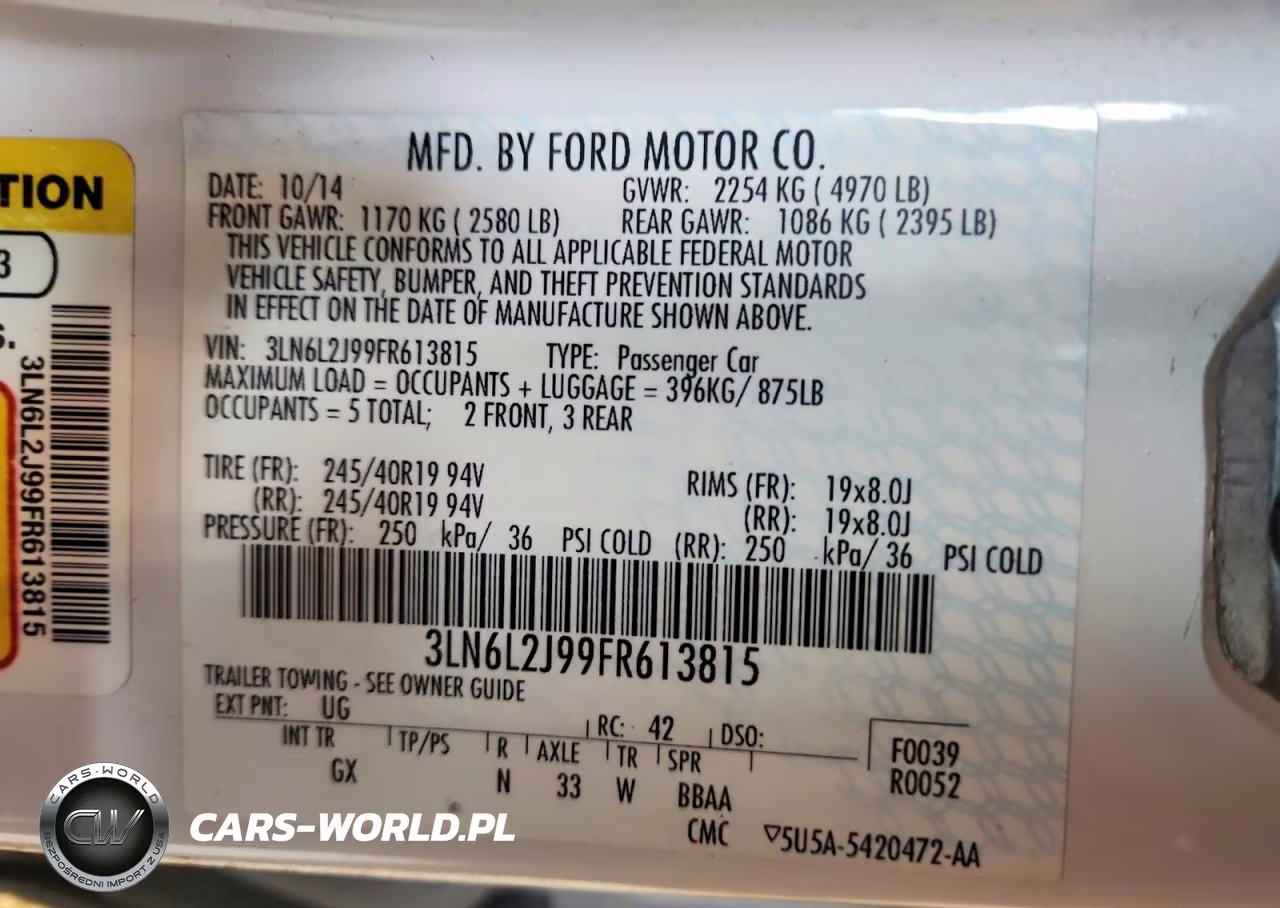2015 Lincoln Mkz VIN:3LN6L2J99FR613815 - 12