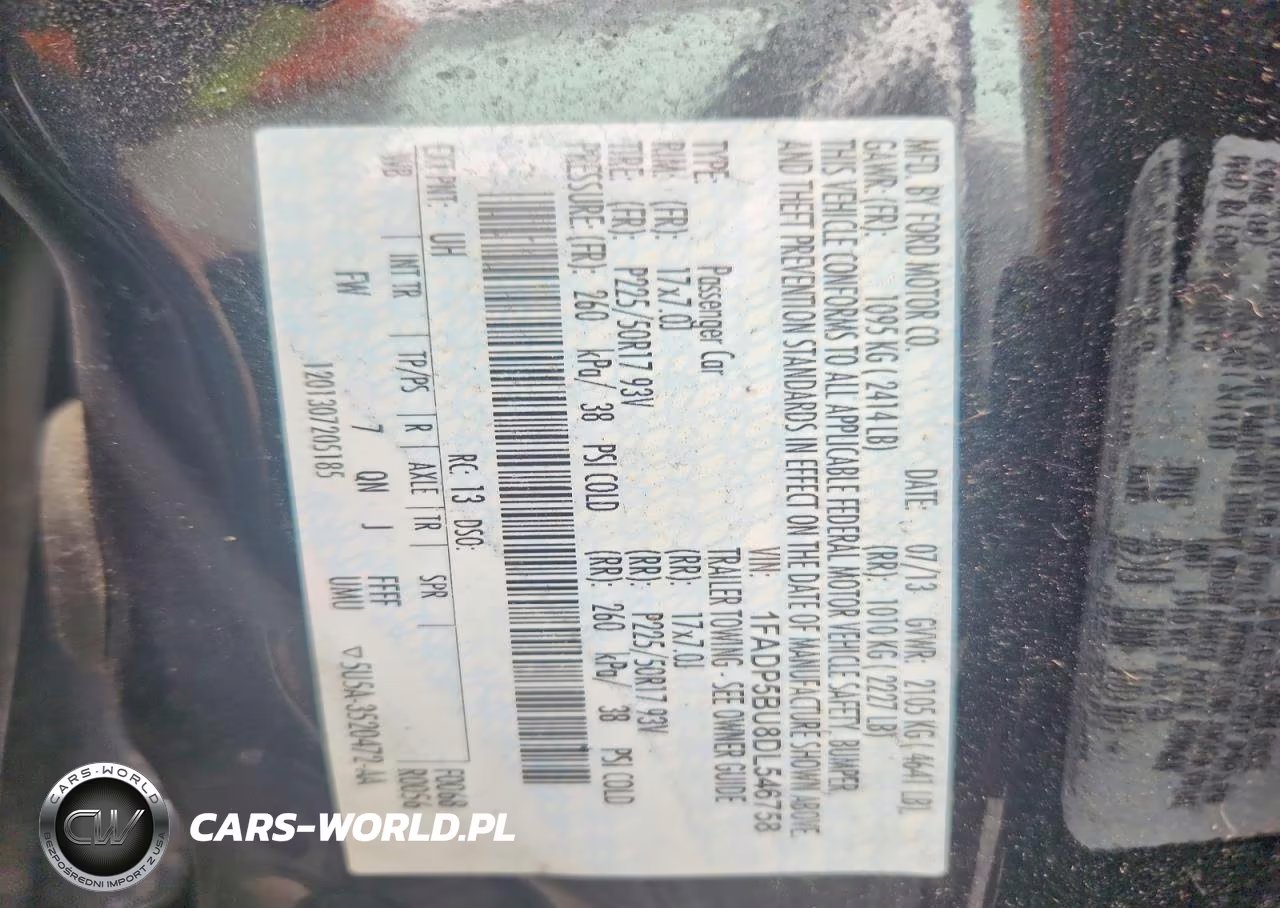 2013 Ford C-Max Sel VIN:1FADP5BU8DL546758 - 13