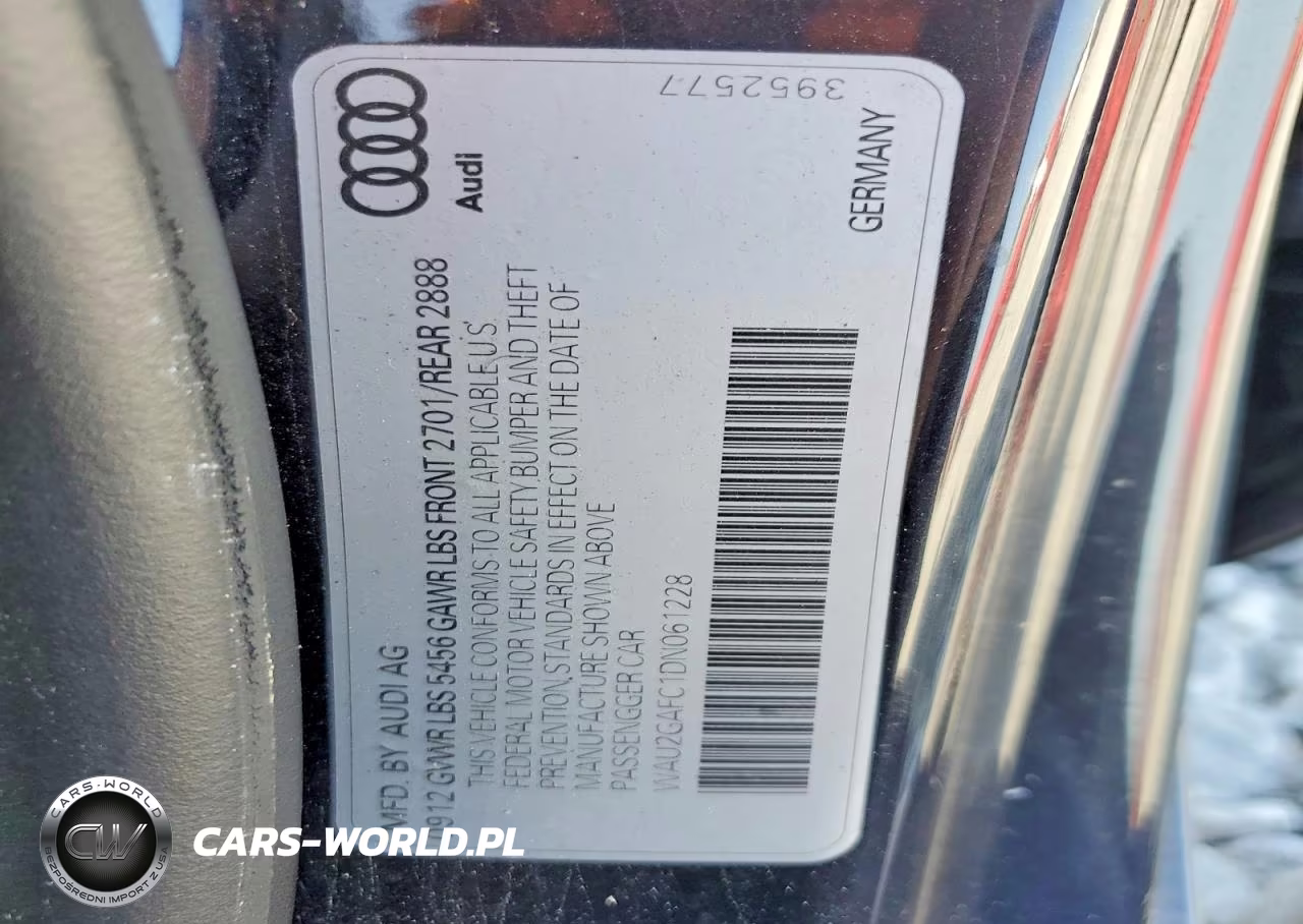 2013 Audi A7 Prestige VIN:WAU2GAFC1DN061228 - 12