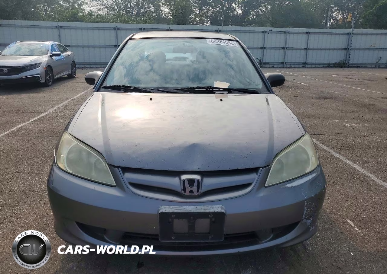 2005 Honda Civic Dx Vp VIN:1HGES16305L024989 - 5
