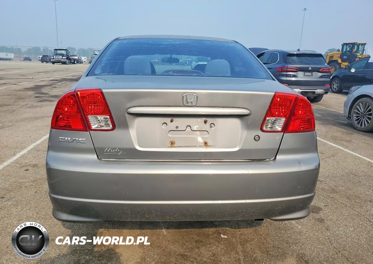 2005 Honda Civic Dx Vp VIN:1HGES16305L024989 - 6