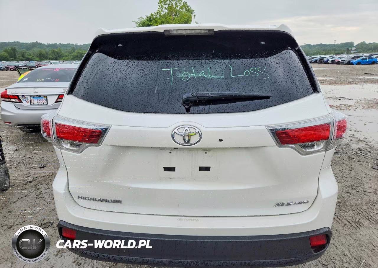 2016 Toyota Highlander Xle VIN:5TDJKRFH5GS344849 - 6