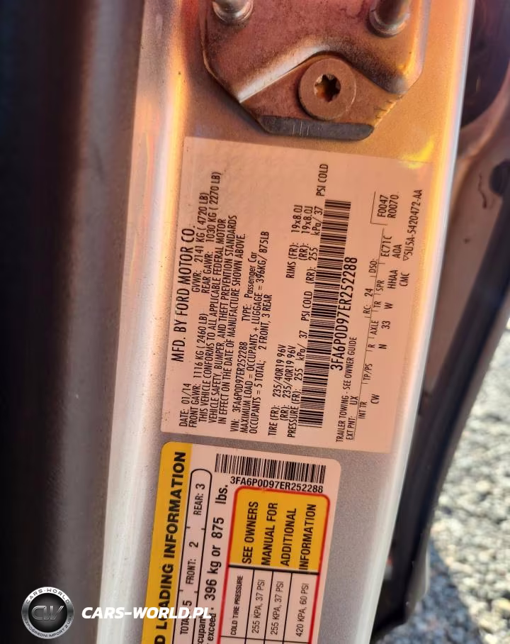 2014 Ford Fusion Titanium VIN:3FA6P0D97ER252288 - 12