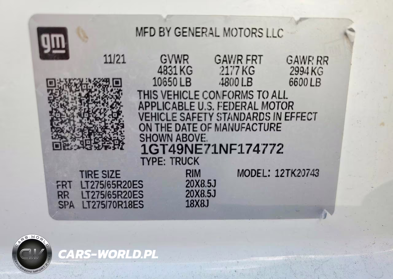 2022 GMC Sierra K2500 Slt VIN:1GT49NE71NF174772 - 13