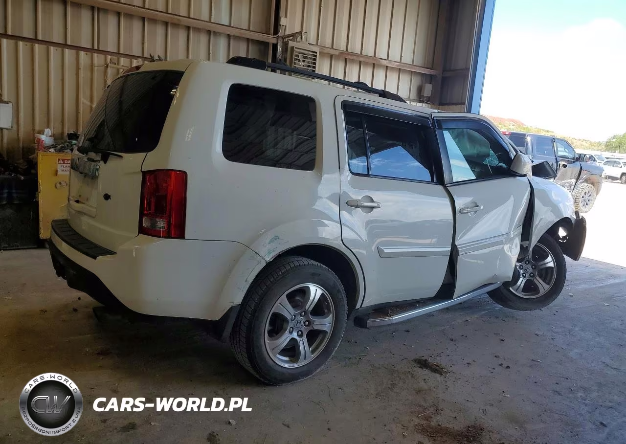 2013 Honda Pilot Exl VIN:5FNYF3H57DB038299 - 3