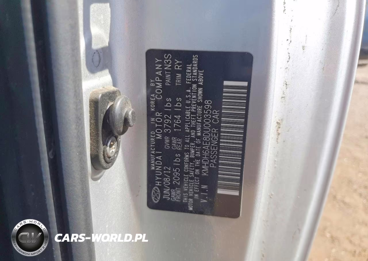 2013 Hyundai Elantra Coupe Gs VIN:KMHDH6AE8DU003598 - 12
