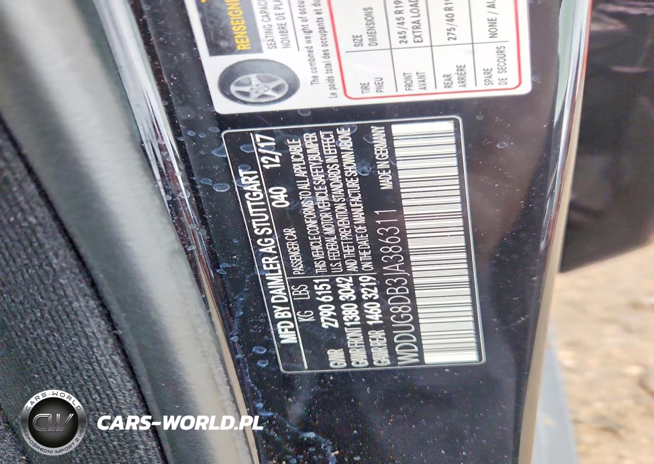 2018 Mercedes-Benz S 560 VIN:WDDUG8DB3JA386311 - 13