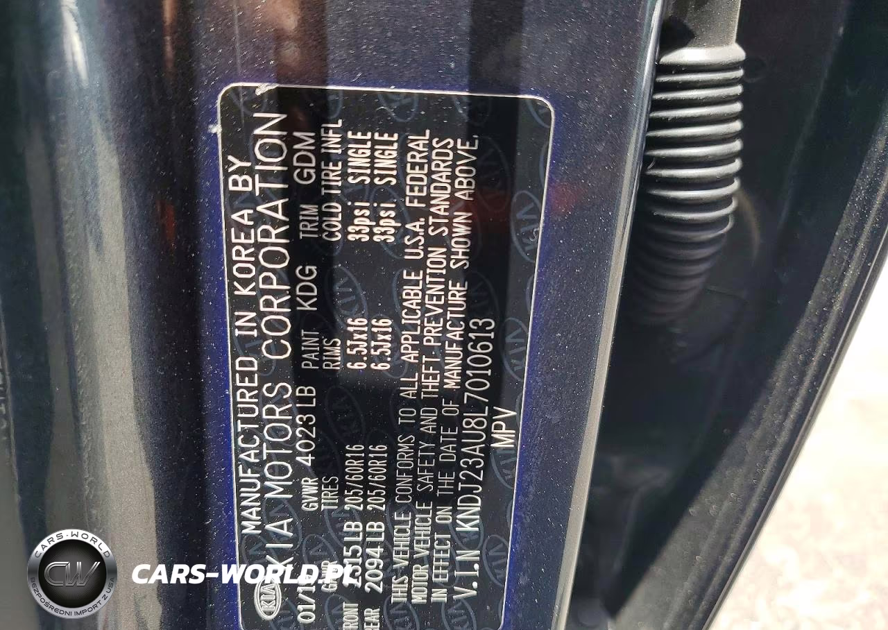 2020 Kia Soul Lx VIN:KNDJ23AU8L7010613 - 13