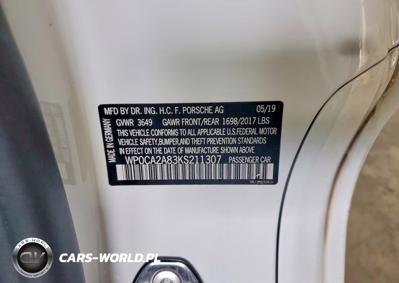 2019 Porsche Boxster Base-T VIN:WP0CA2A83KS211307 - 12