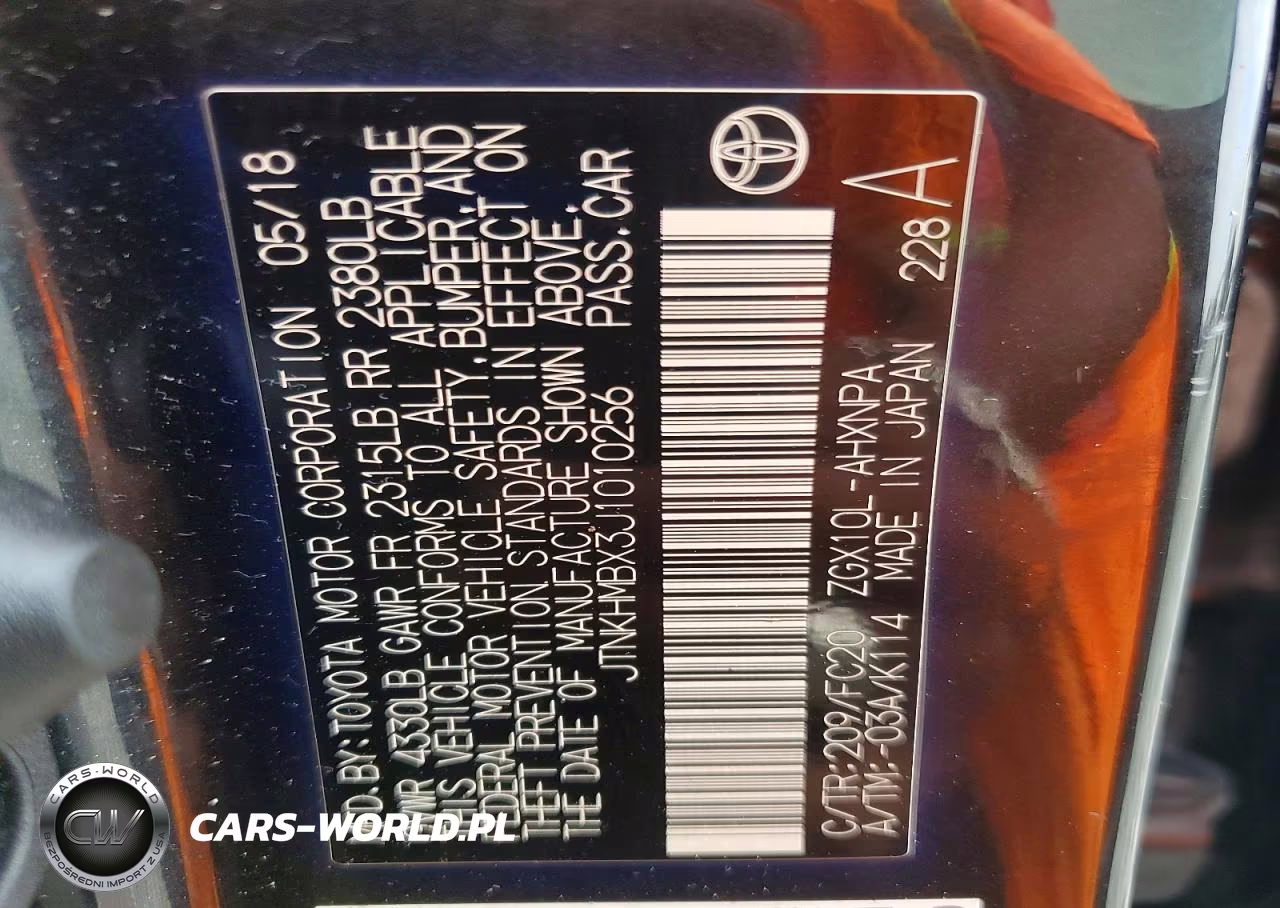 2018 Toyota C-Hr Xle VIN:JTNKHMBX3J1010256 - 12