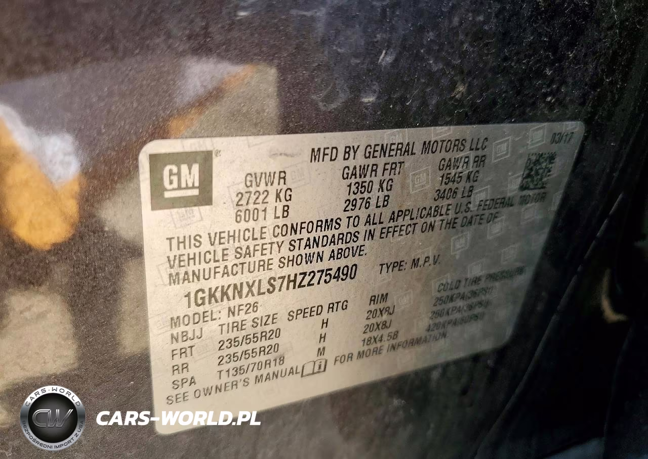 2017 GMC Acadia Denali VIN:1GKKNXLS7HZ275490 - 13