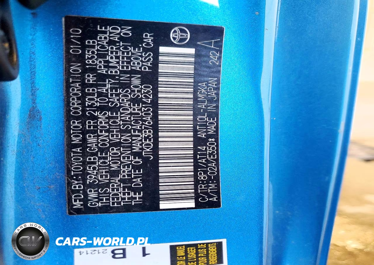 2010 Scion Tc Release Series 6.0 VIN:JTKDE3B76A0314230 - 13