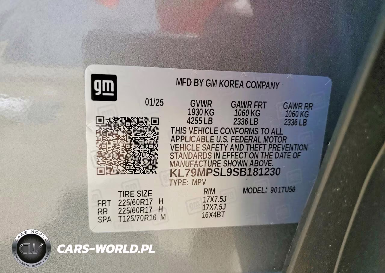 2025 Chevrolet Trailblazer Lt VIN:KL79MPSL9SB181230 - 14