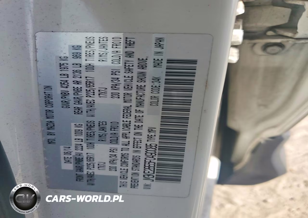 2015 Mazda Cx-5 Sport VIN:JM3KE2BE6F0490085 - 13