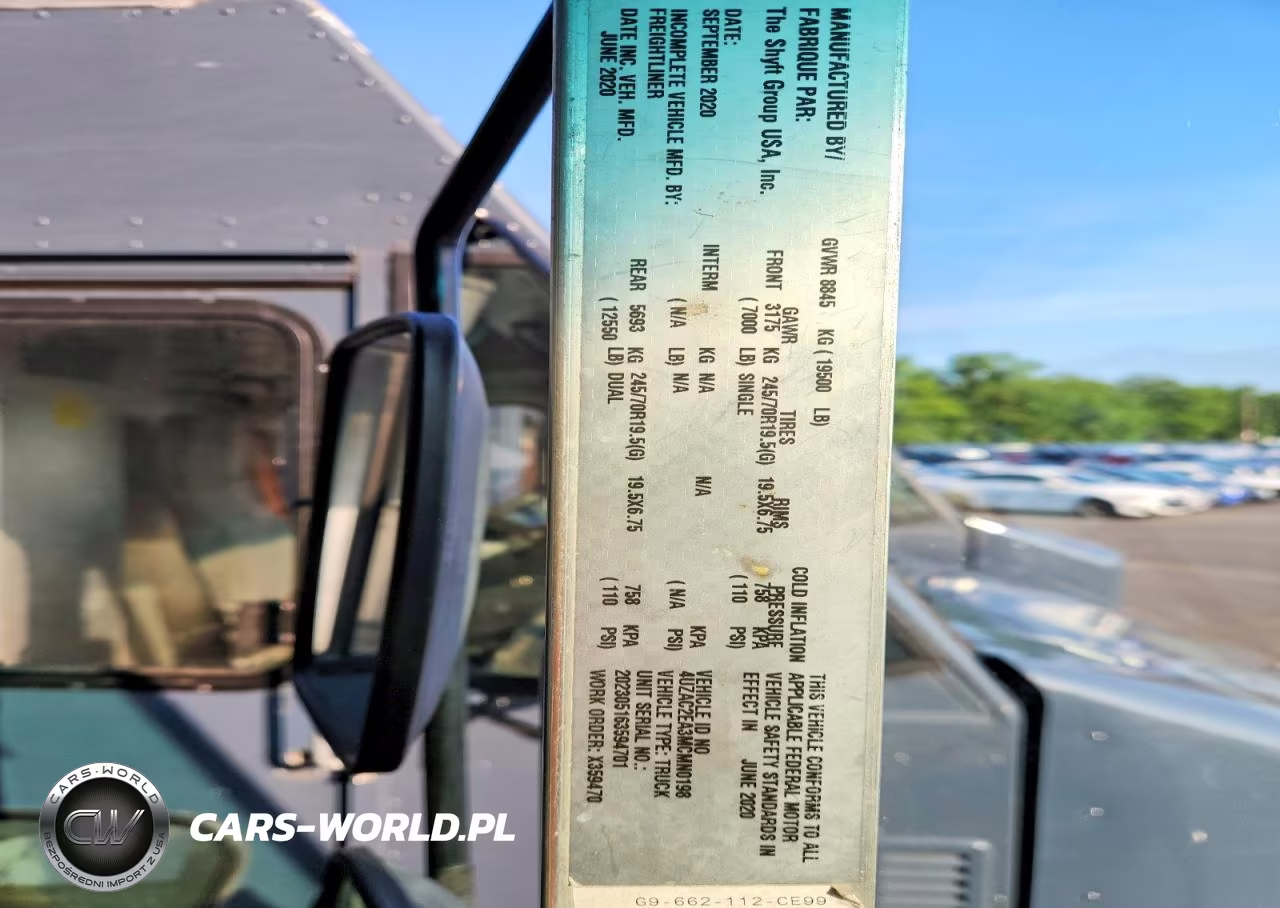2021 Freightliner Mt45G Chassis Delivery Truck VIN:4UZAC2EA3MCMN0198 - 13