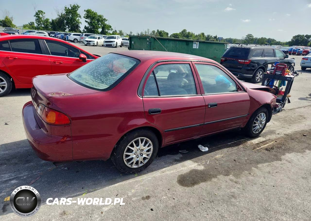 2000 Toyota Corolla Ve VIN:2T1BR12E6YC375180 - 3