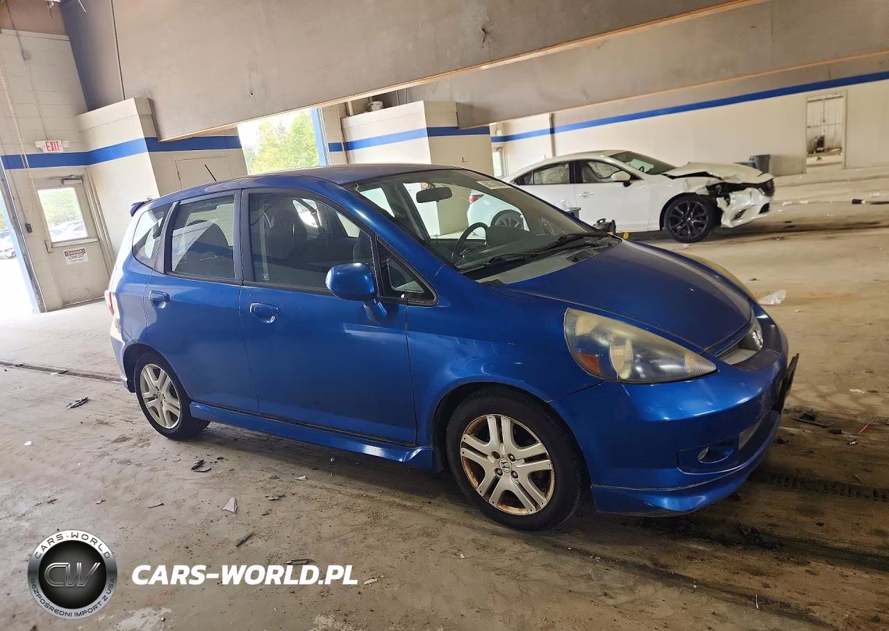 2007 Honda Fit S VIN:JHMGD38697S036814 - 4