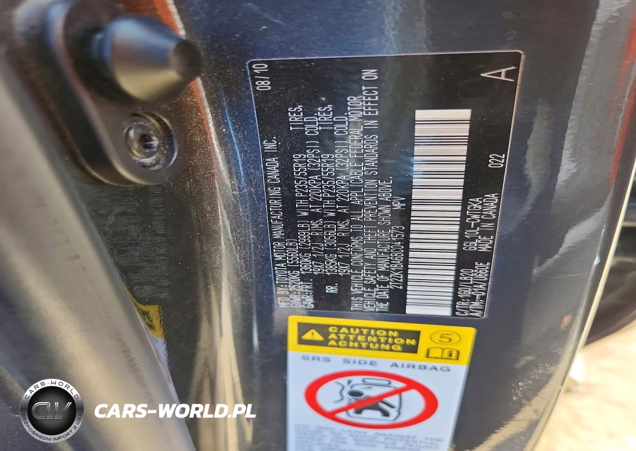 2011 Lexus Rx 350 VIN:2T2ZK1BA6BC041573 - 12