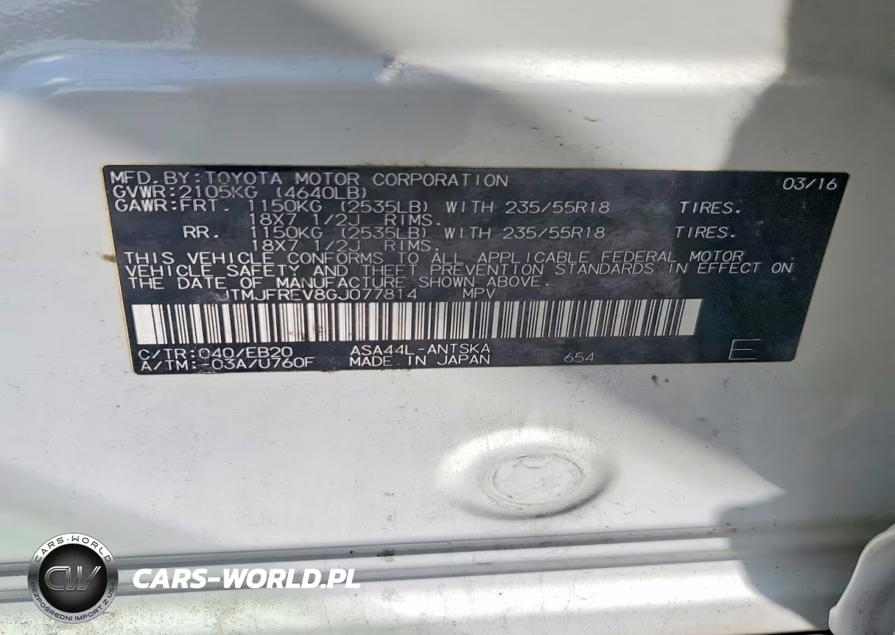 2016 Toyota Rav4 Se VIN:JTMJFREV8GJ077814 - 14