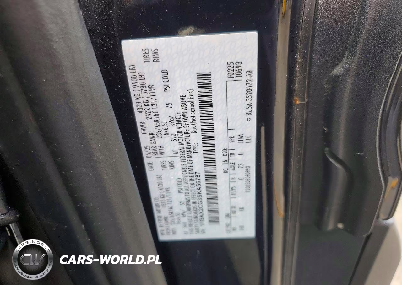 2025 Ford Transit T-350 VIN:1FBAX2CG3SKA56787 - 14