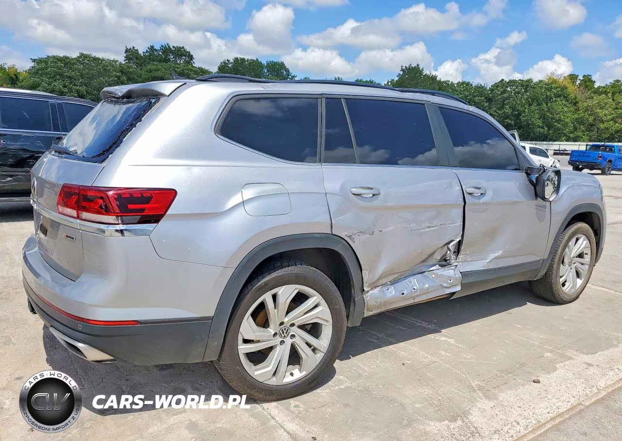 2022 Volkswagen Atlas Se VIN:1V2HR2CA4NC515421 - 3