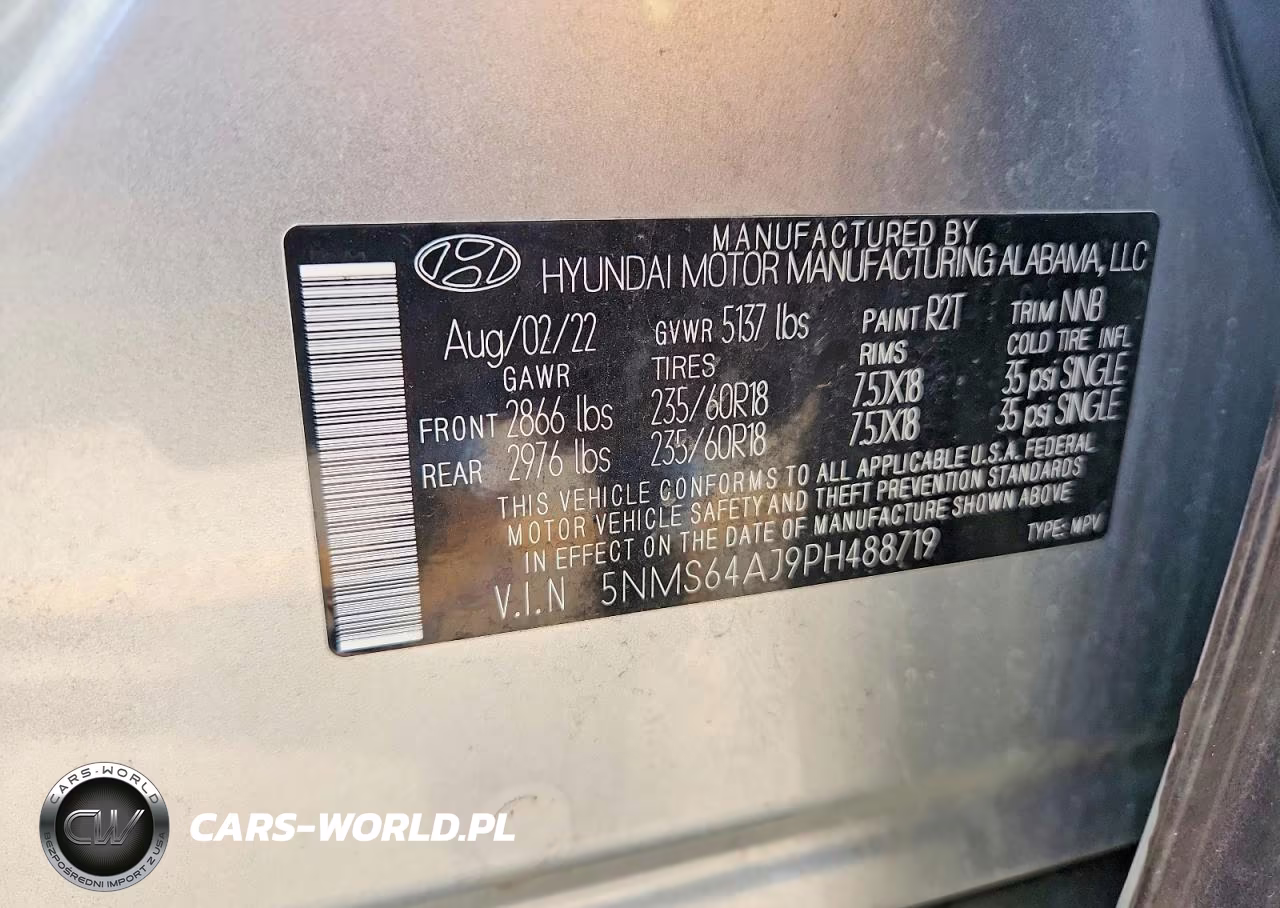 2023 Hyundai Santa Fe Xrt VIN:5NMS64AJ9PH488719 - 13