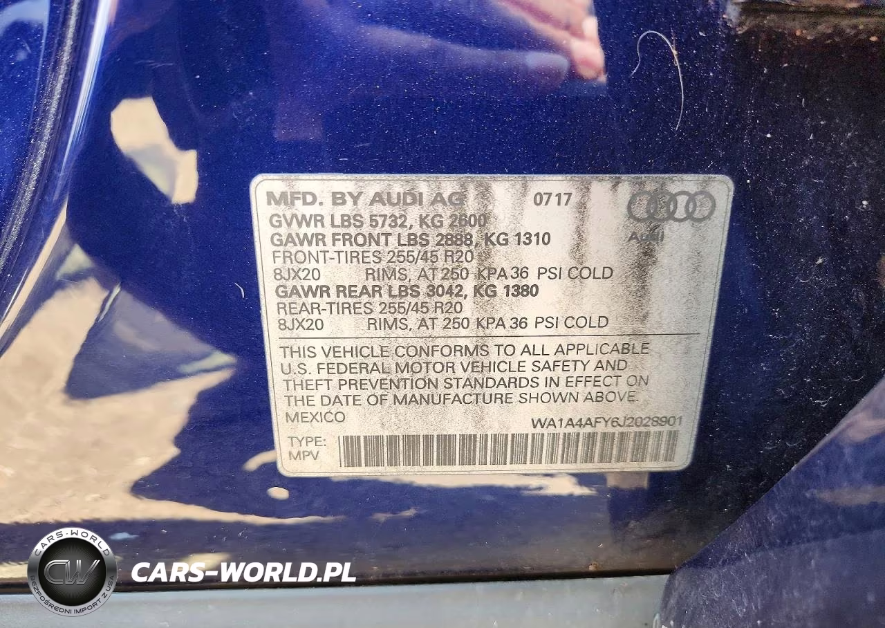 2018 Audi Sq5 Premium Plus VIN:WA1A4AFY6J2028901 - 13