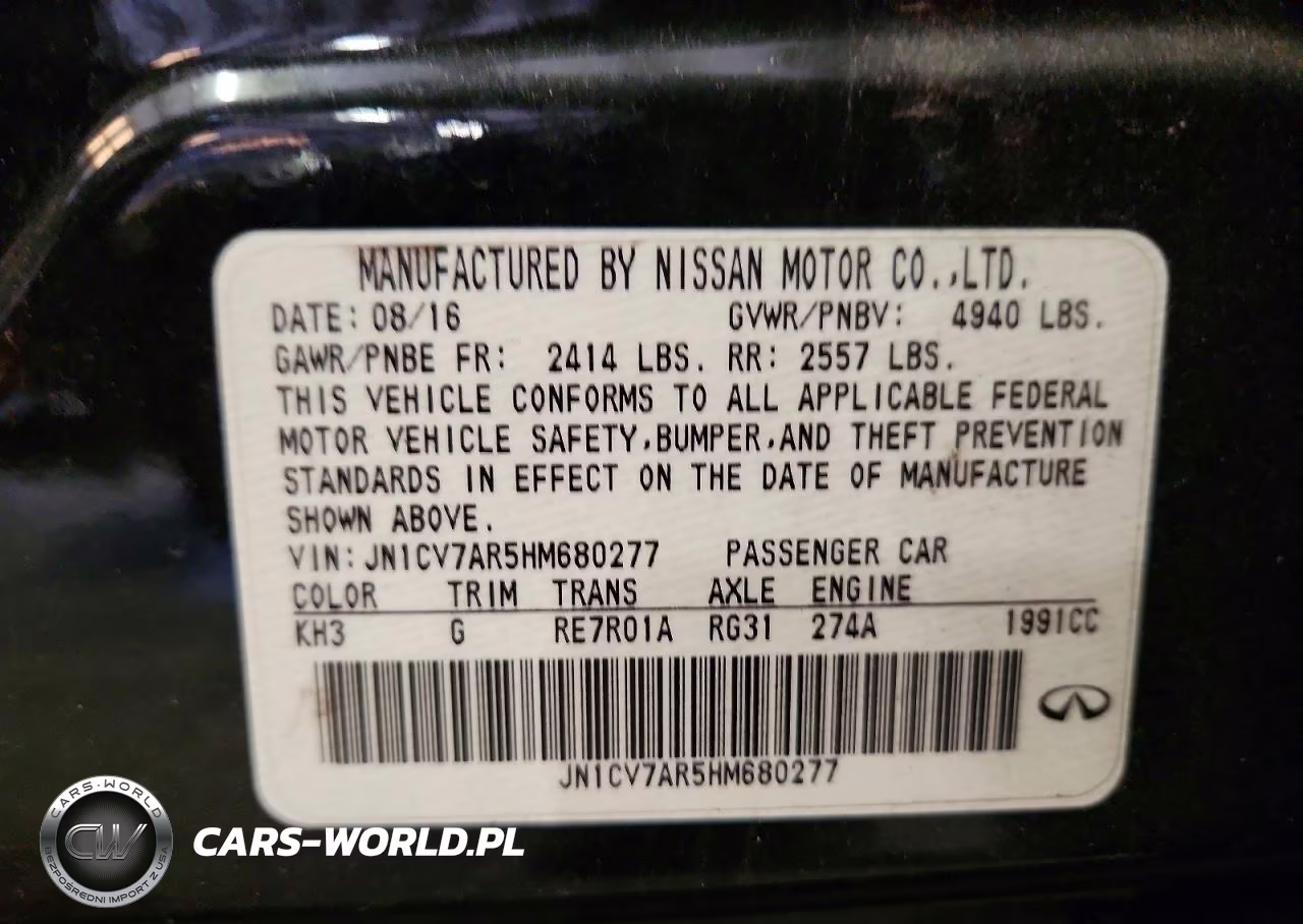2017 Infiniti Q50 2.0T Premium VIN:JN1CV7AR5HM680277 - 12