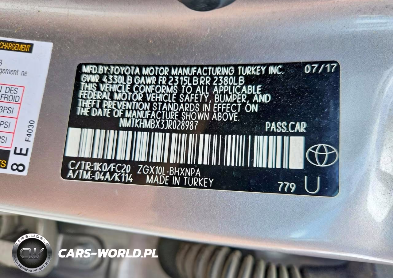 2018 Toyota C-Hr Xle VIN:NMTKHMBX3JR028987 - 13