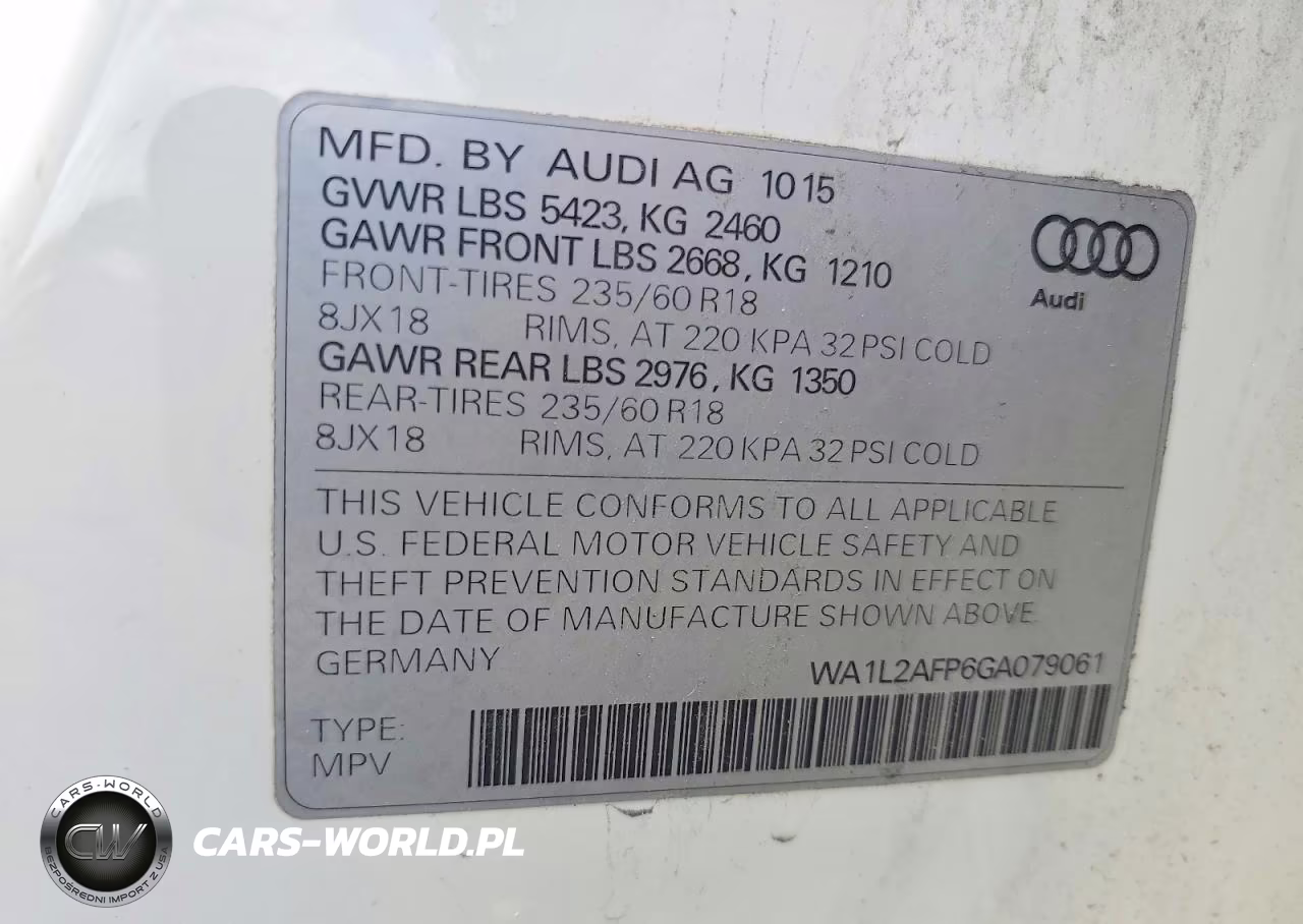 2016 Audi Q5 Premium Plus VIN:WA1L2AFP6GA079061 - 13