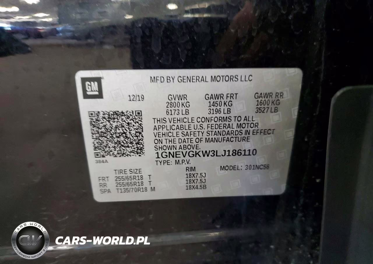 2020 Chevrolet Traverse Lt VIN:1GNEVGKW3LJ186110 - 14