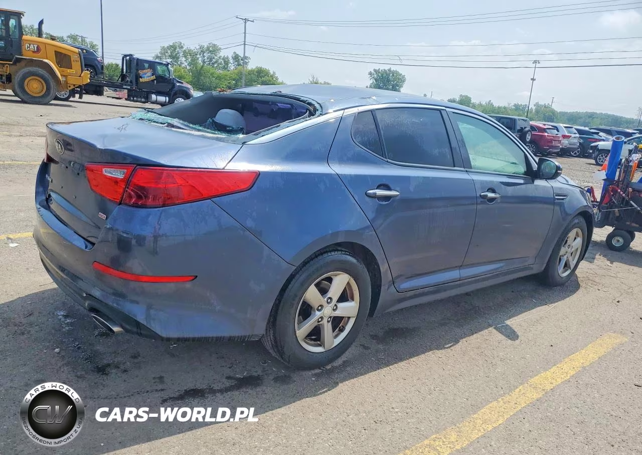 2015 Kia Optima Lx VIN:5XXGM4A76FG373587 - 3