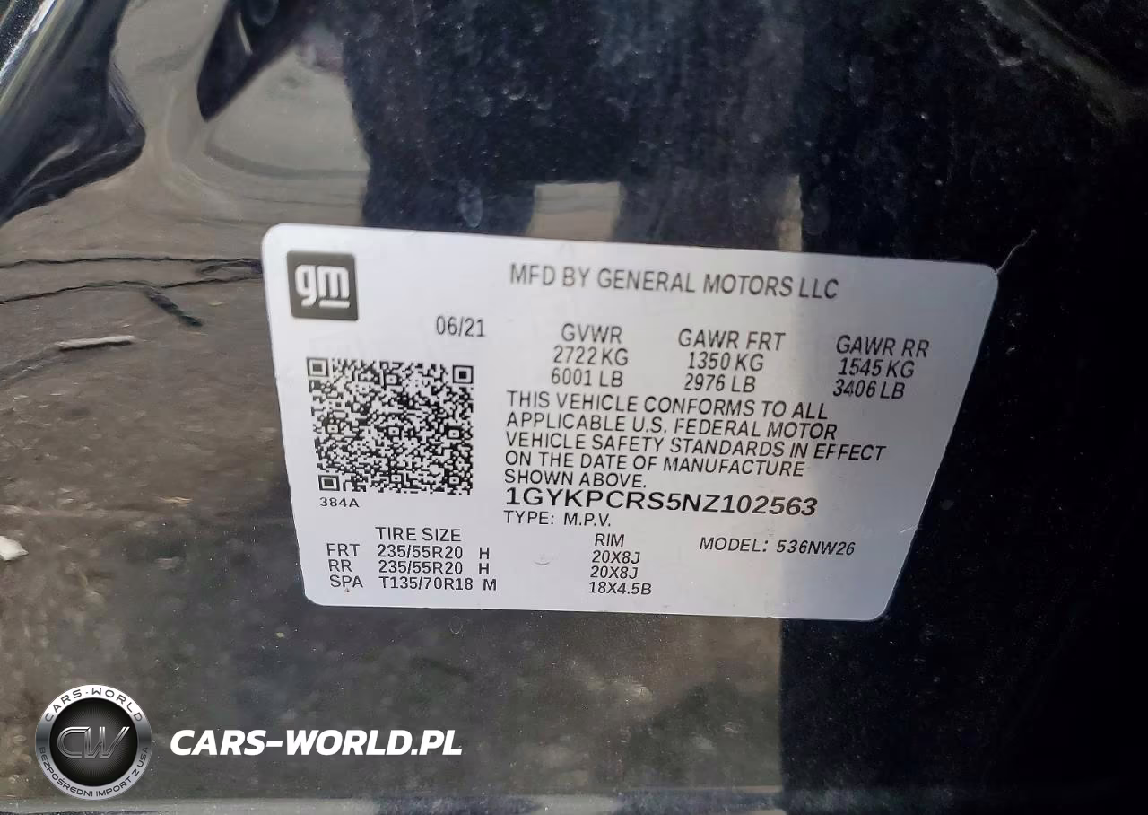 2022 Cadillac Xt6 Premium Luxury VIN:1GYKPCRS5NZ102563 - 13