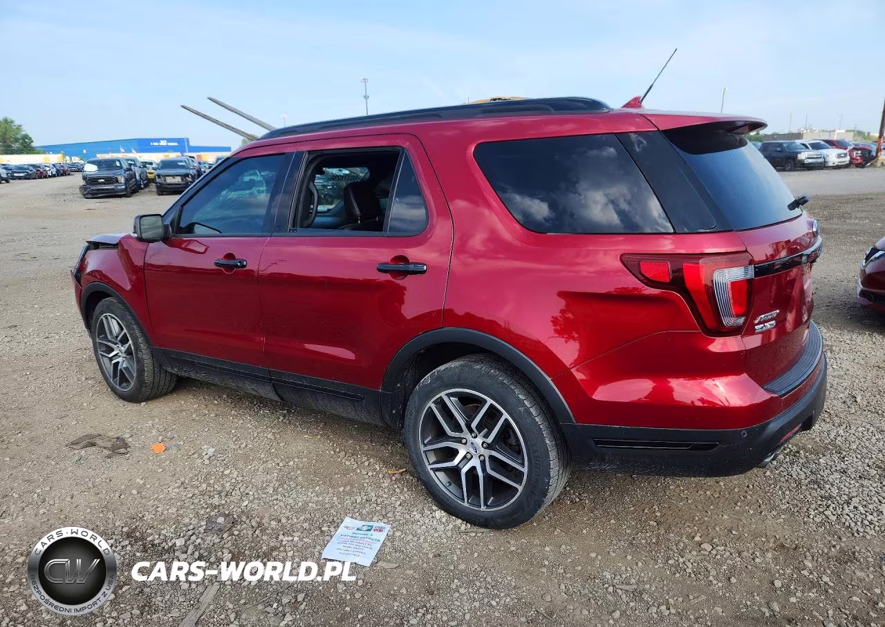 2018 Ford Explorer Sport VIN:1FM5K8GT6JGC48787 - 2