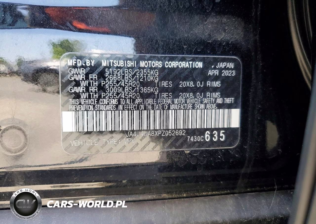 2023 Mitsubishi Outlander Se VIN:JA4J4UA8XPZ052692 - 13