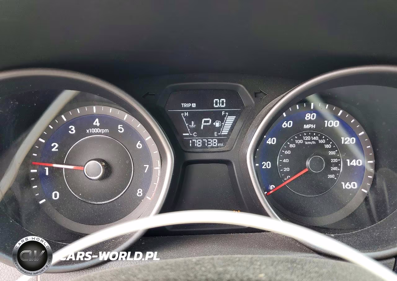 2014 Hyundai Elantra Se VIN:5NPDH4AE7EH492211 - 9