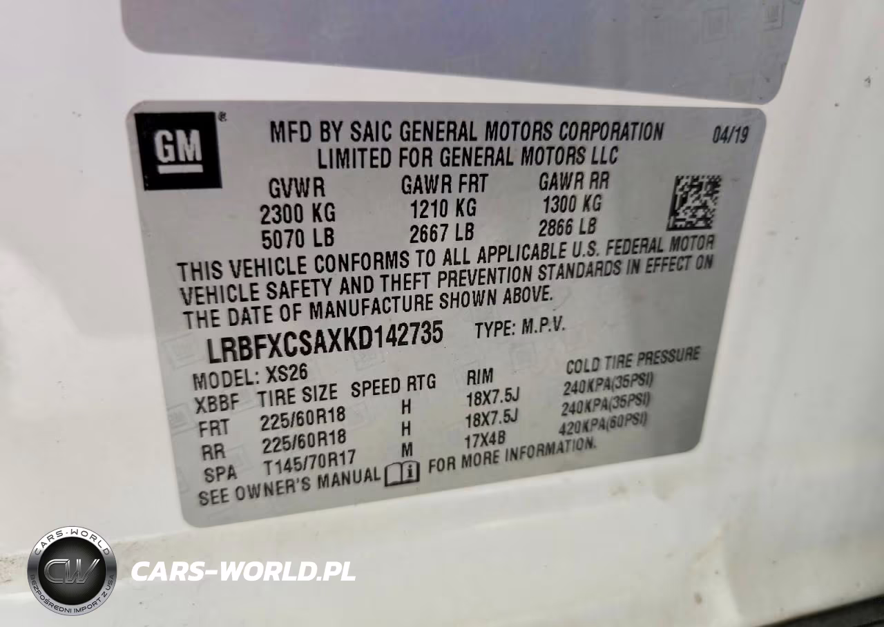 2019 Buick Envision Essence VIN:LRBFXCSAXKD142735 - 13