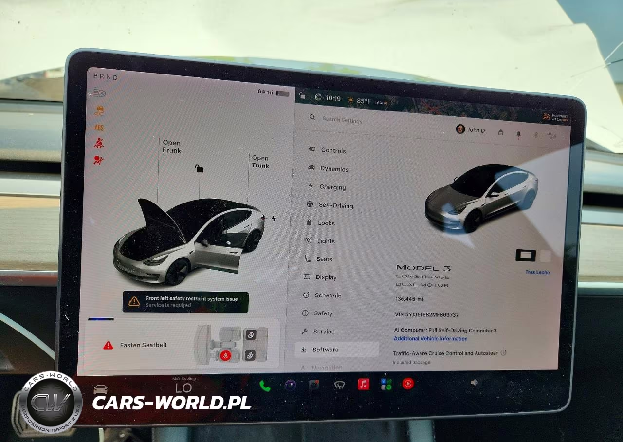 2021 Tesla Model 3 VIN:5YJ3E1EB2MF869737 - 9