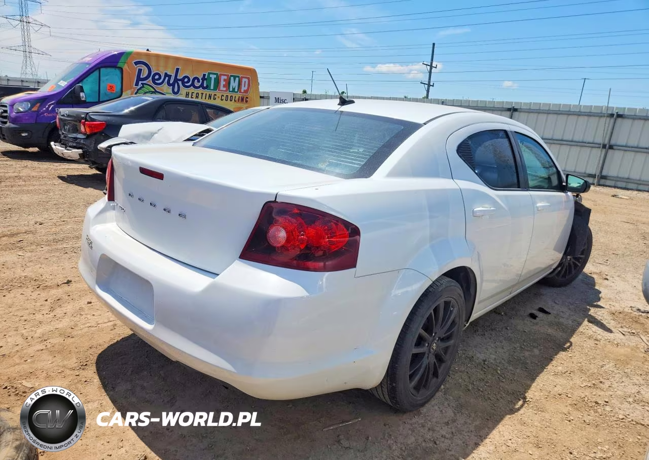 2013 Dodge Avenger Se VIN:1C3CDZABXDN517874 - 3