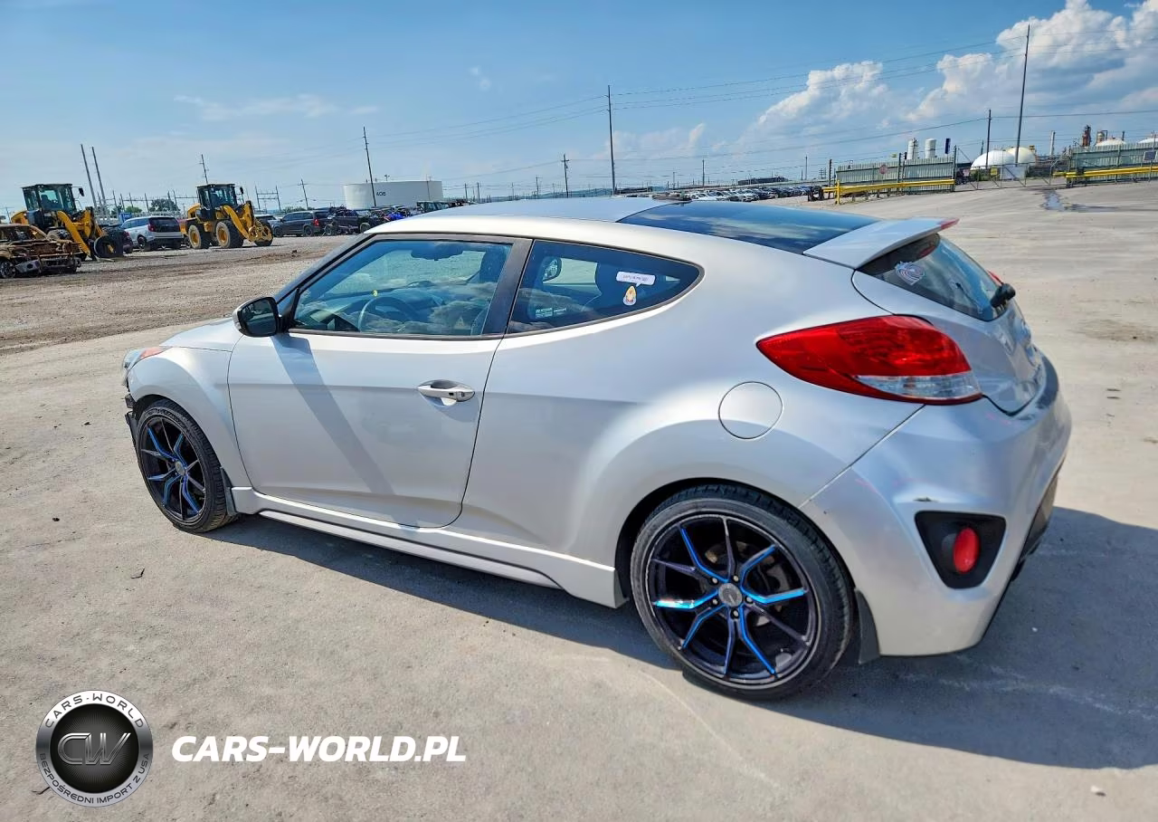 2016 Hyundai Veloster Turbo VIN:KMHTC6AE2GU282190 - 2