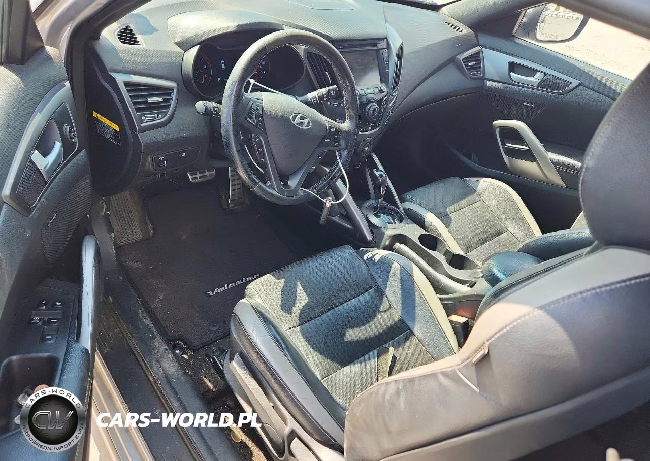 2016 Hyundai Veloster Turbo VIN:KMHTC6AE2GU282190 - 8
