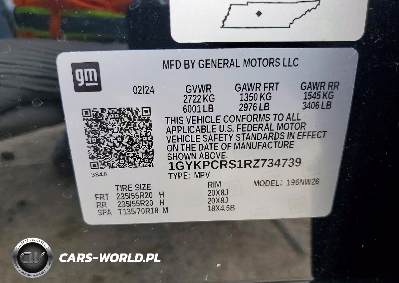 2024 Cadillac Xt6 Fwd Premium Luxury VIN:1GYKPCRS1RZ734739 - 13