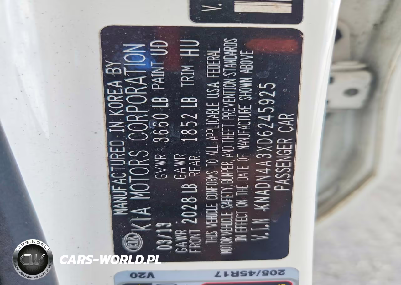 2013 Kia Rio Sx VIN:KNADN4A3XD6245925 - 12