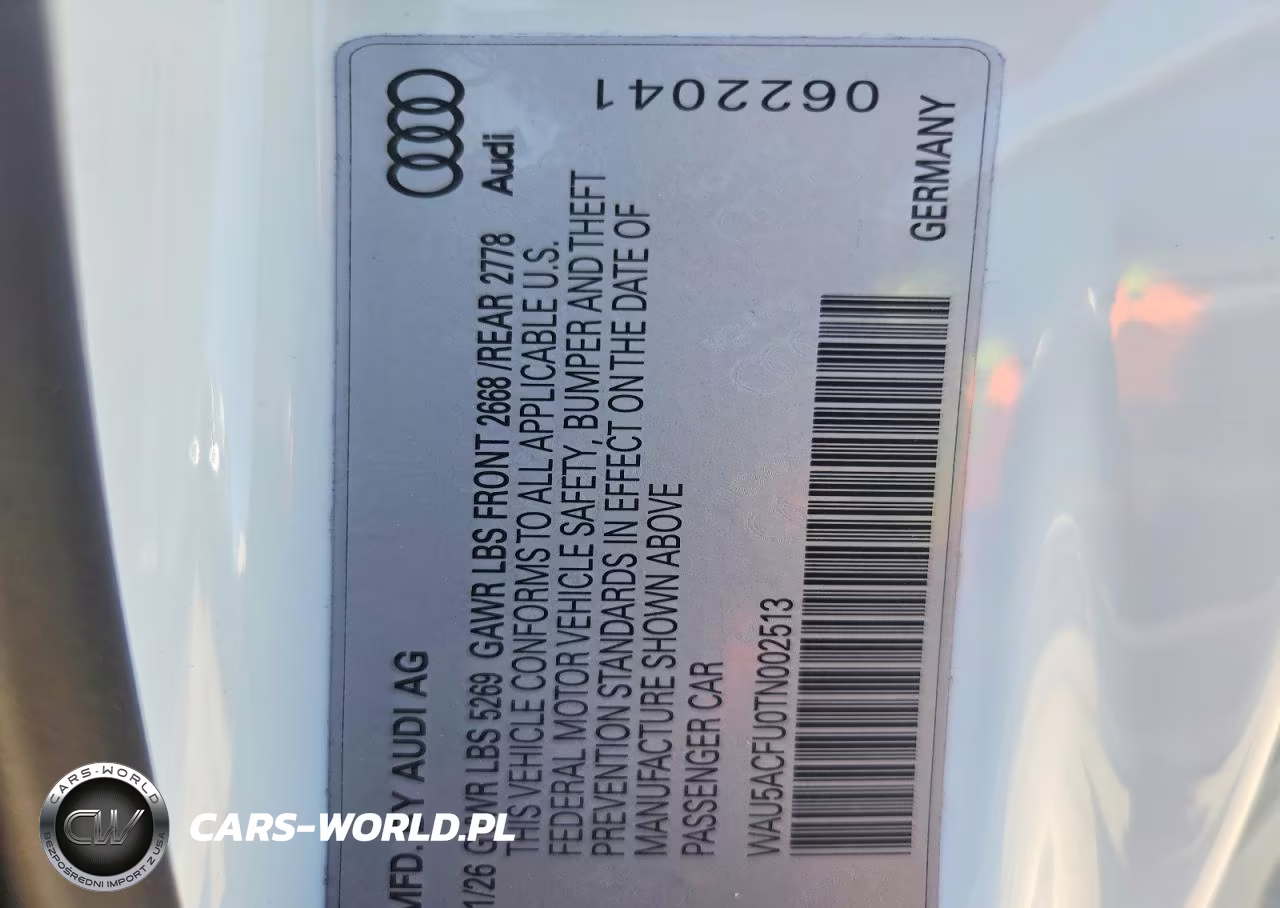 2026 Audi A5 Premium Plus VIN:WAU5ACFU0TN002513 - 12